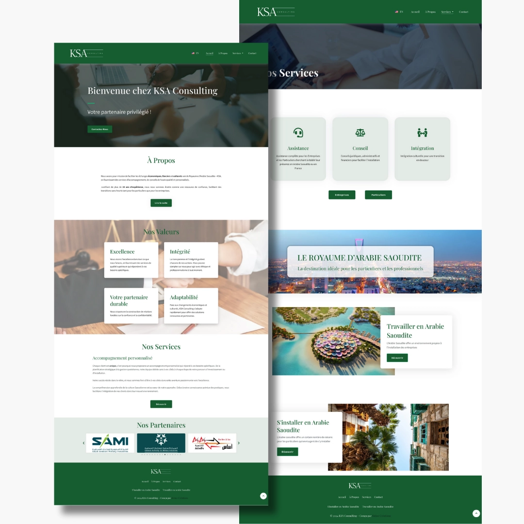 KSA consulting website