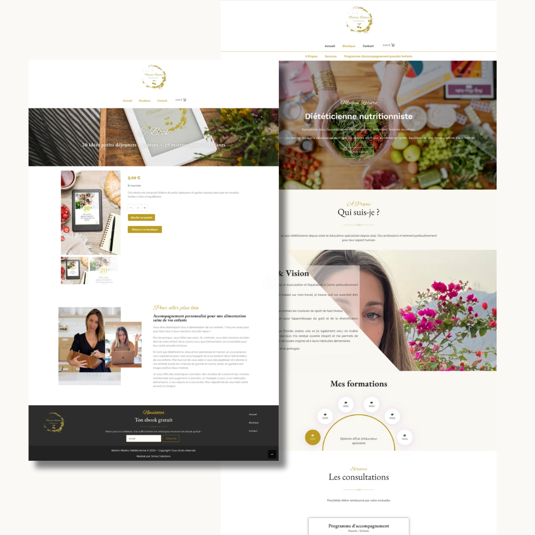 marion ribeiro dieteticienne website